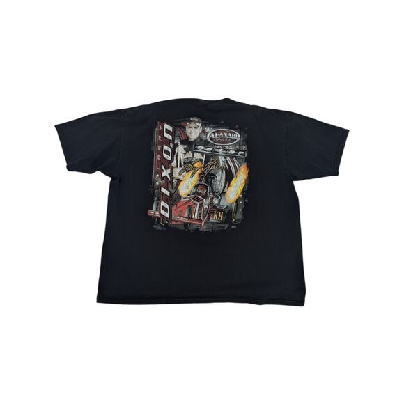 Vintage Y2K Larry Dixon Racing Tee Shirt Drag Race Dragster NHRA Al Anabi Qatar - Picture 1 of 6